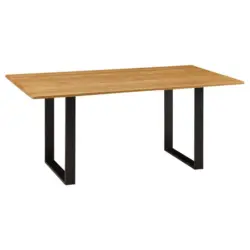 Esstisch in Holz, Metall 180/90/76 cm