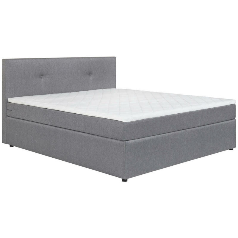 Boxbett 180/200 cm in Grau