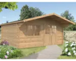Hornbach Gartenhaus Britta 19,7 m² 480 x 425 cm tauchgrundiert braun