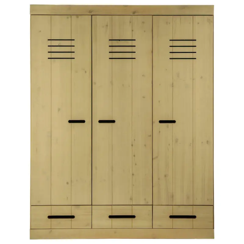 Kleiderschrank in Kieferfarben