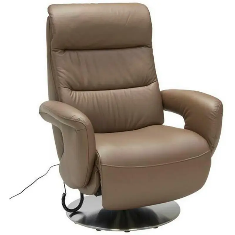 Relaxsessel in Leder Braun