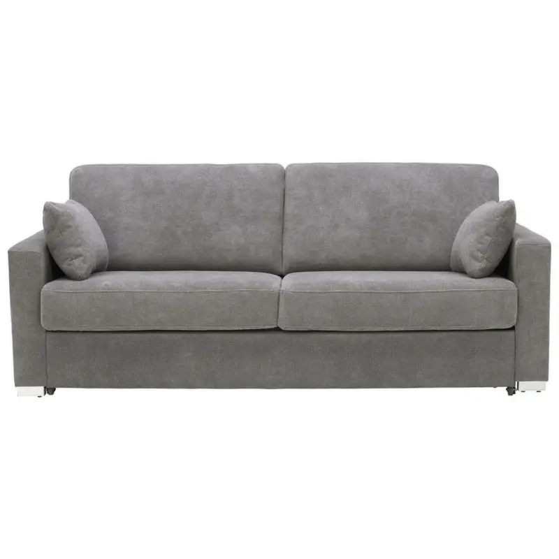 Schlafsofa in Webstoff Dunkelgrau