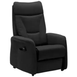 Fernsehsessel in Mikrofaser Anthrazit