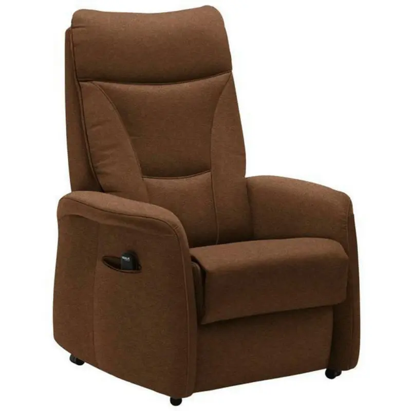 Fernsehsessel in Mikrofaser Braun
