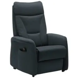 Fernsehsessel in Mikrofaser Dunkelblau