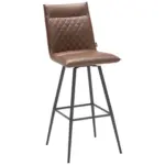 XXXLutz Lauterach - Ihr M&ouml;belhaus bei Bregenz Barhocker in Metall, Textil Braun, Schwarz