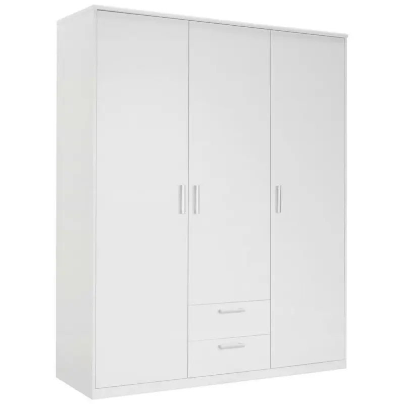 Dreht&uuml;renschrank in Wei&szlig;