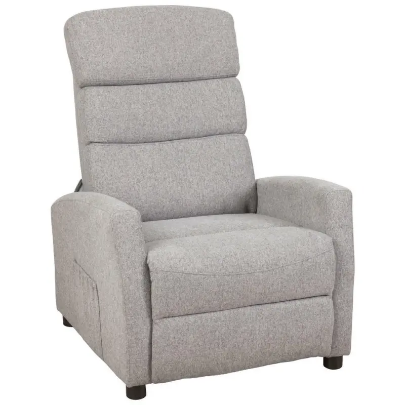 Massagesessel in Webstoff Grau