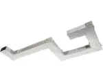 Hornbach Wangenzuschnitt 2-stufig für Platten Aluminium Silbergrau