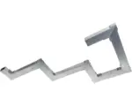 Hornbach Wangenzuschnitt 3-stufig für Platten Aluminium Silbergrau