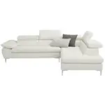 XXXLutz Lauterach - Ihr Möbelhaus bei Bregenz Ecksofa in Echtleder Weiß