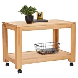 Beistelltisch in Holz 80/45,5/55,5 cm
