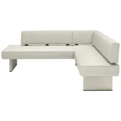 Eckbank 230/198 cm in Hellgrau