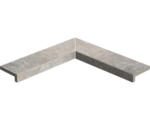 Hornbach FLAIRSTONE Poolumrandung Beckenrandstein Loft Grey Innen-Eckstück 90° grau 60 x 15 x 5 cm