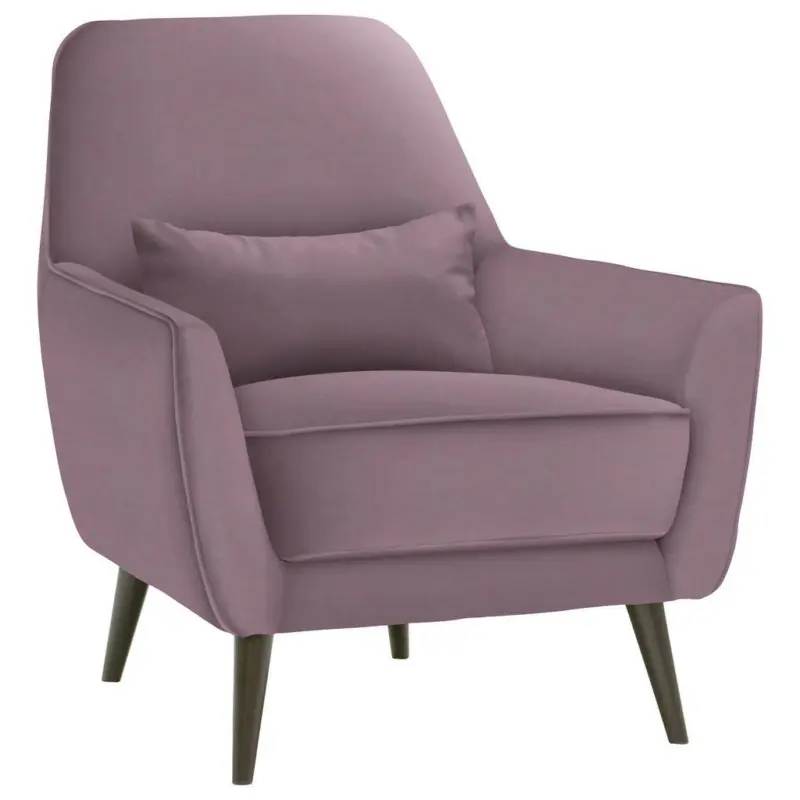 Sessel in Mikrofaser Altrosa