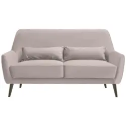 Dreisitzer-Sofa in Mikrofaser Naturfarben