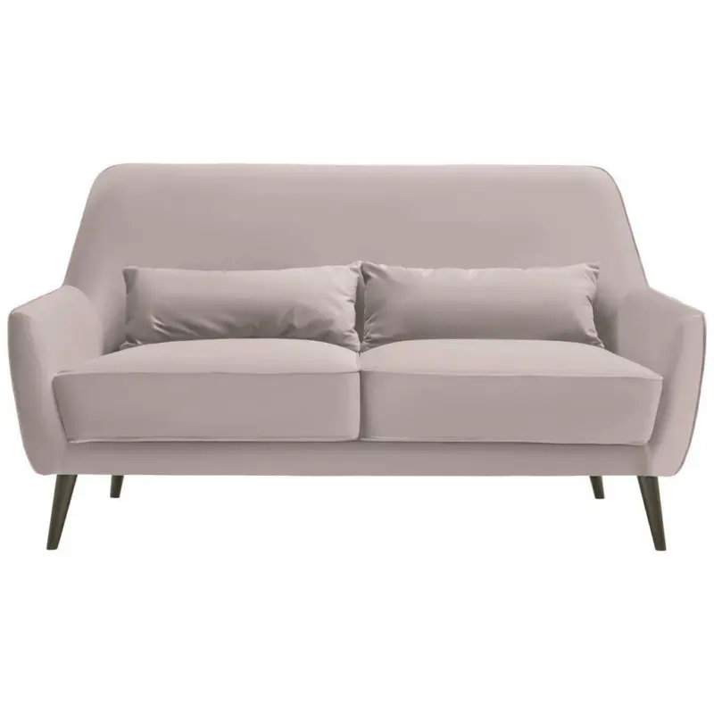 Dreisitzer-Sofa in Mikrofaser Naturfarben
