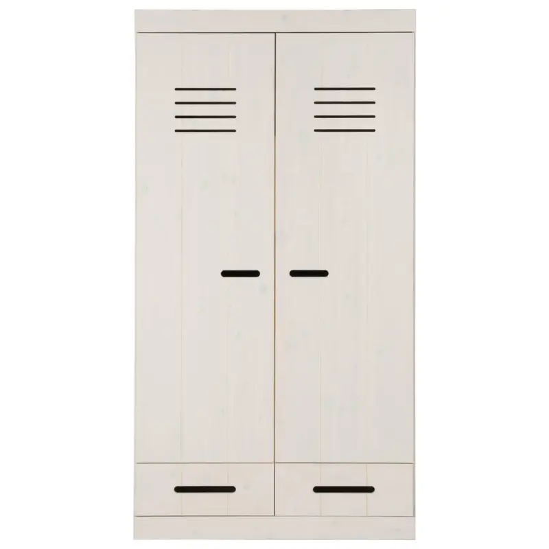 Kleiderschrank in Weiß