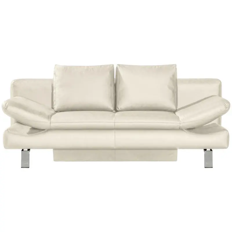 Schlafsofa in Echtleder Naturfarben