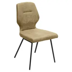 Stuhl in Stahl Mikrofaser