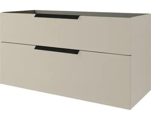 Waschbeckenunterschrank Baden Haus Urban 62x120x46 cm ohne Waschbecken weiß