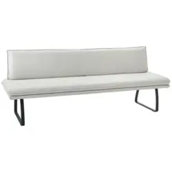 Sitzbank 221/86/66 cm in Schwarz, Schlammfarben