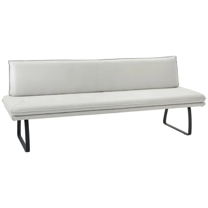 Sitzbank 221/86/66 cm in Schwarz, Schlammfarben