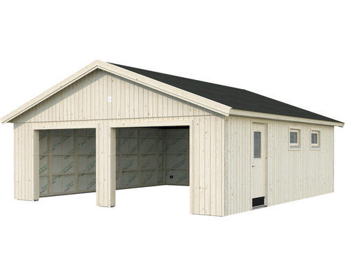 Doppelgarage Palmako Andre 44,7 m² ohne Tor 665 x 739 cm natur