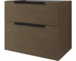 Hornbach Unterschrank Waschtischunterschrank Baden Haus Urban ohne Waschbecken 74x62x46 cm esche dunkel