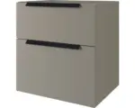 Hornbach Waschbeckenunterschrank Baden Haus Urban 62x60x46 cm ohne Waschbecken grau matt