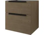Hornbach Waschbeckenunterschrank Baden Haus Urban 62x60x46 cm ohne Waschbecken esche dunkel