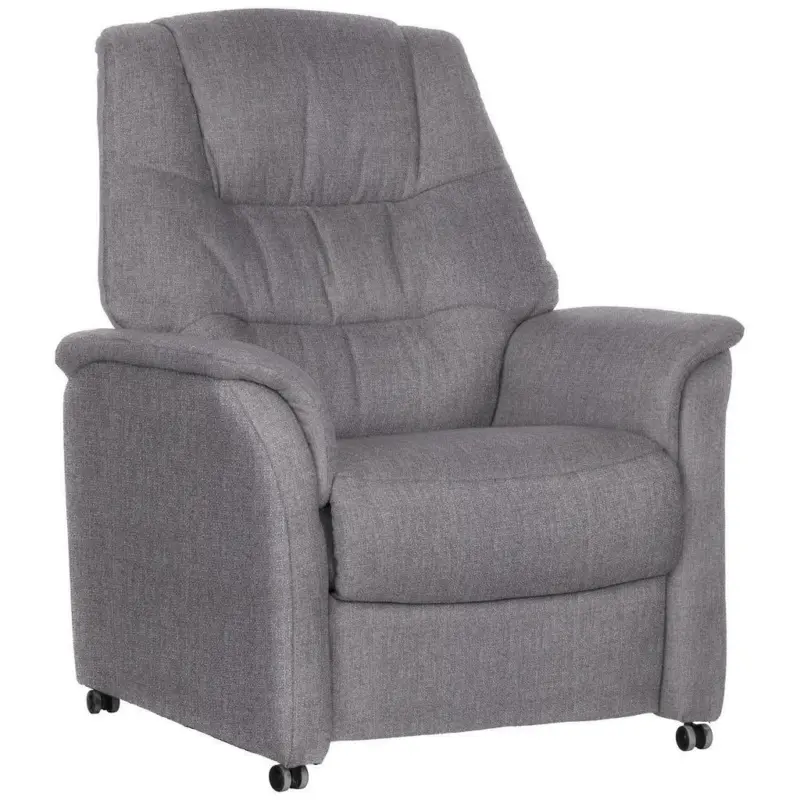 Fernsehsessel in Flachgewebe Dunkelgrau