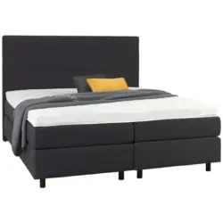 Boxspringbett 180/200 cm in Anthrazit