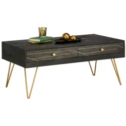 Couchtisch in Holz 115/60/48 cm