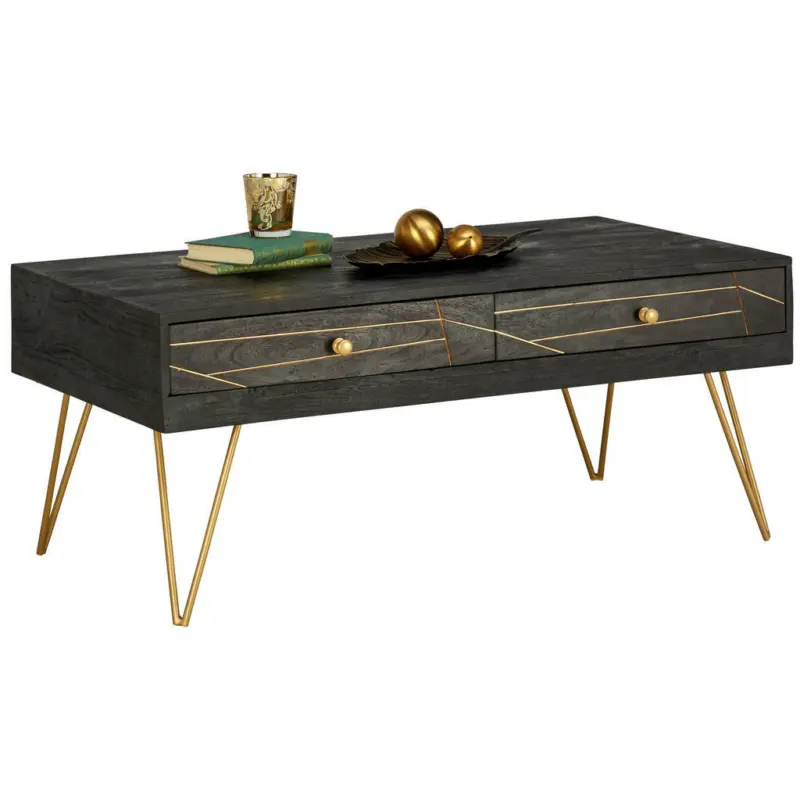 Couchtisch in Holz 115/60/48 cm