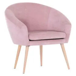 Sessel in Mikrofaser Rosa