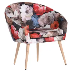 Sessel in Flachgewebe Multicolor