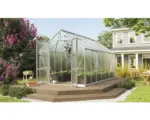 Hornbach Gewächshaus Vitavia Olymp 11500 Hohlkammerplatten 4 mm 257 x 448 cm silber