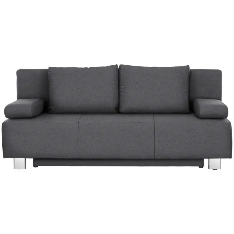 Schlafsofa in Flachgewebe Grau