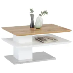 Couchtisch in Metall, Holzwerkstoff 80/60/40 cm