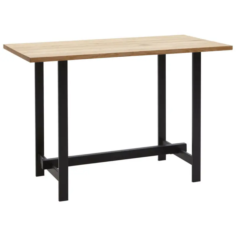 Bartisch in Holz, Metall 140/70/110 cm