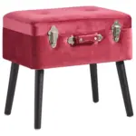 XXXLutz Lauterach - Ihr Möbelhaus bei Bregenz Hocker in Holz, Textil, Holzwerkstoff Schwarz, Bordeaux