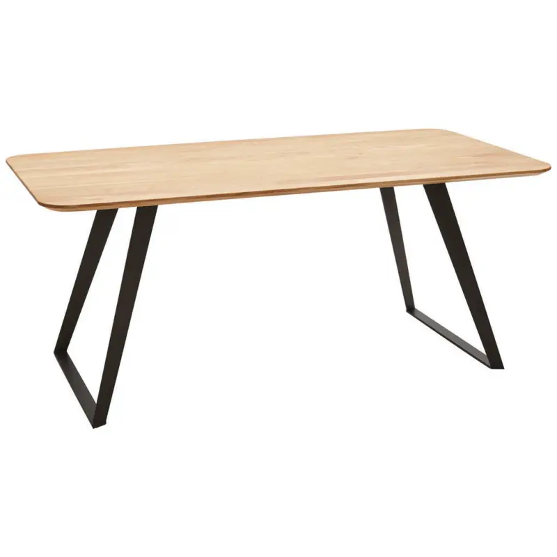 Esstisch in Holz, Metall 200/100/76 cm