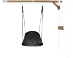 Hornbach Nest-Anbauschaukel Roxy axi Holz weiß/braun