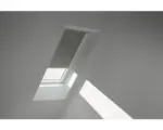 Hornbach VELUX Verdunkelungsrollo olive gepunktet manuell Rahmen aluminium DKL F06 4575S
