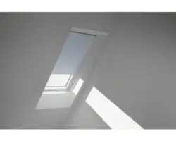 VELUX Verdunkelungsrollo uni himmelblau manuell Rahmen weiß DKL U31 4576SWL