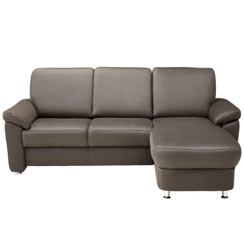 Ecksofa in Webstoff Grau
