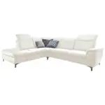 XXXLutz Lauterach - Ihr M&ouml;belhaus bei Bregenz Ecksofa in Echtleder Wei&szlig;