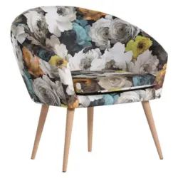 Sessel in Flachgewebe Multicolor