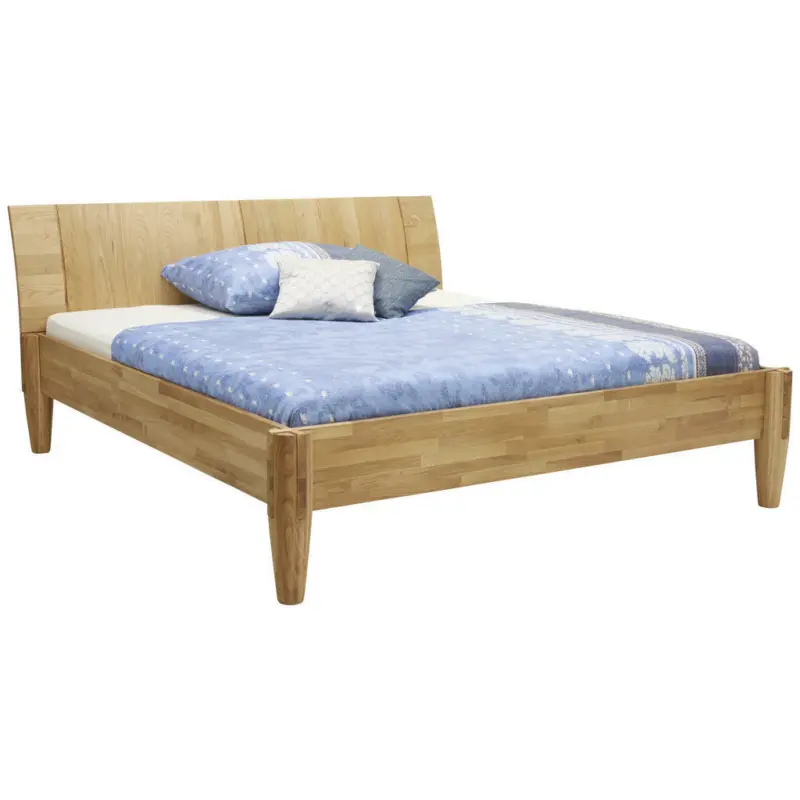 Bett 140/200 cm in Eichefarben
